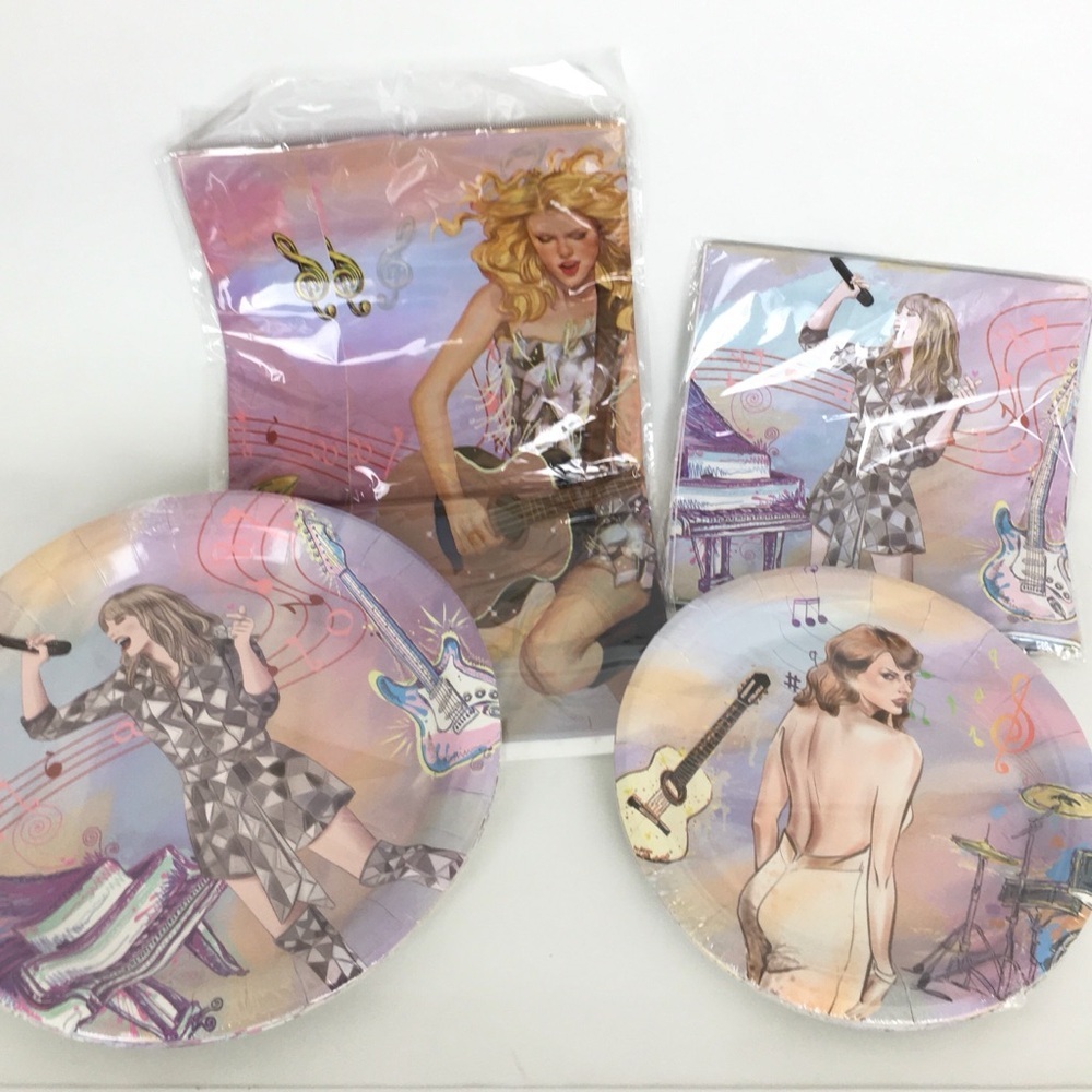 Taylor Swift Themed Birthday Party Supplies Napkins Plates Tablecover Decoration